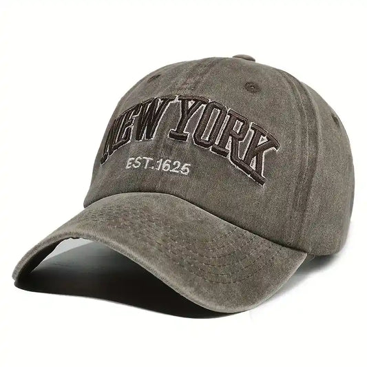 Washed Embroidered Cap